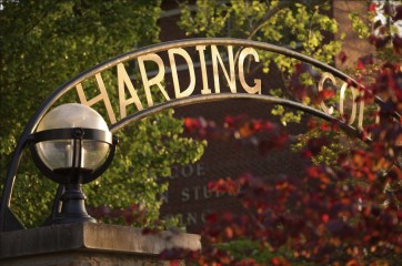 Harding University arch